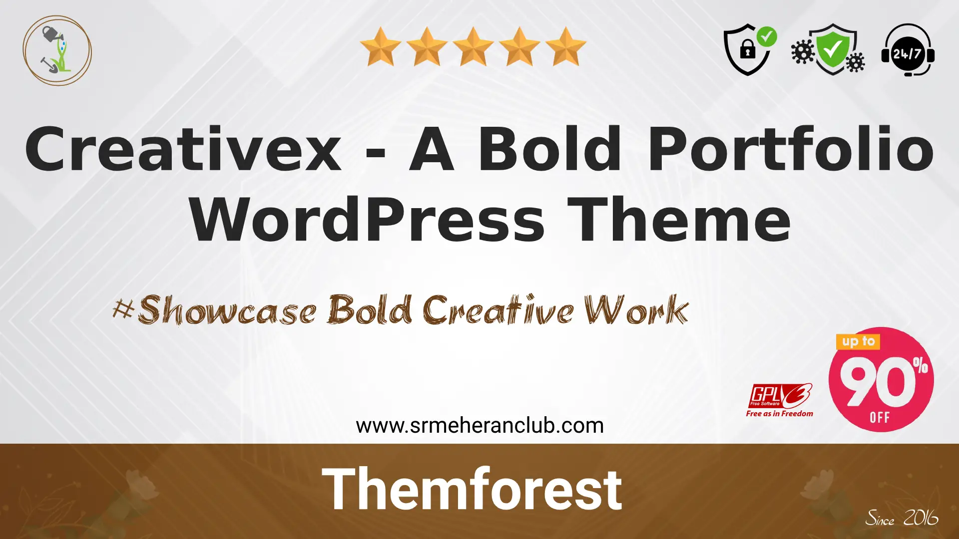 Creativex – A Bold Portfolio WordPress Theme