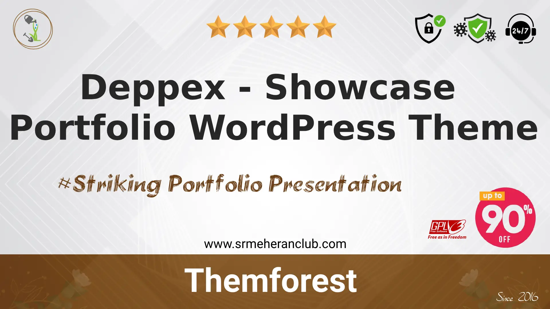 Deppex – Showcase Portfolio WordPress Theme