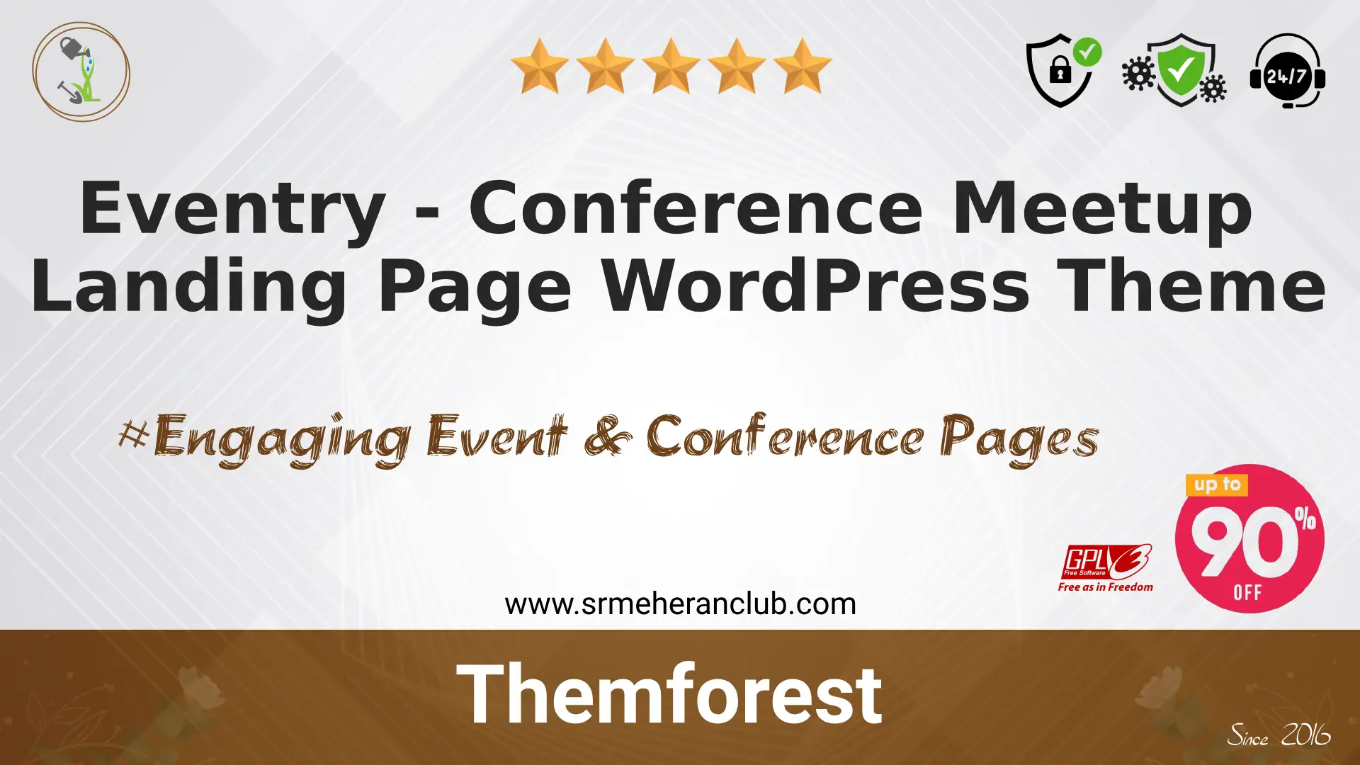 Eventry – Conference Meetup Landing Page WordPress Theme — Theme by Themeforest