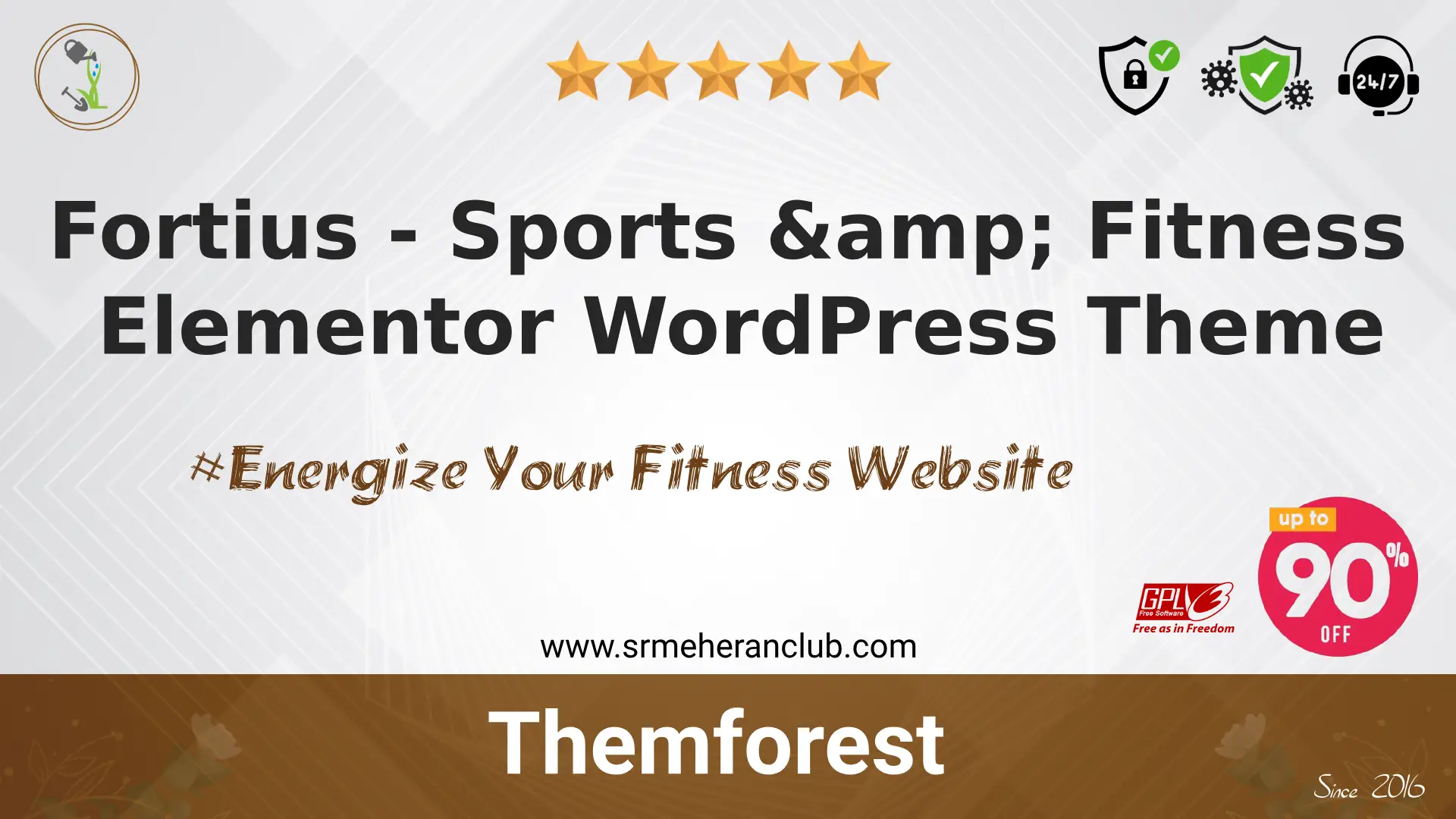Fortius – Sports & Fitness Elementor WordPress Theme — Theme by Themeforest