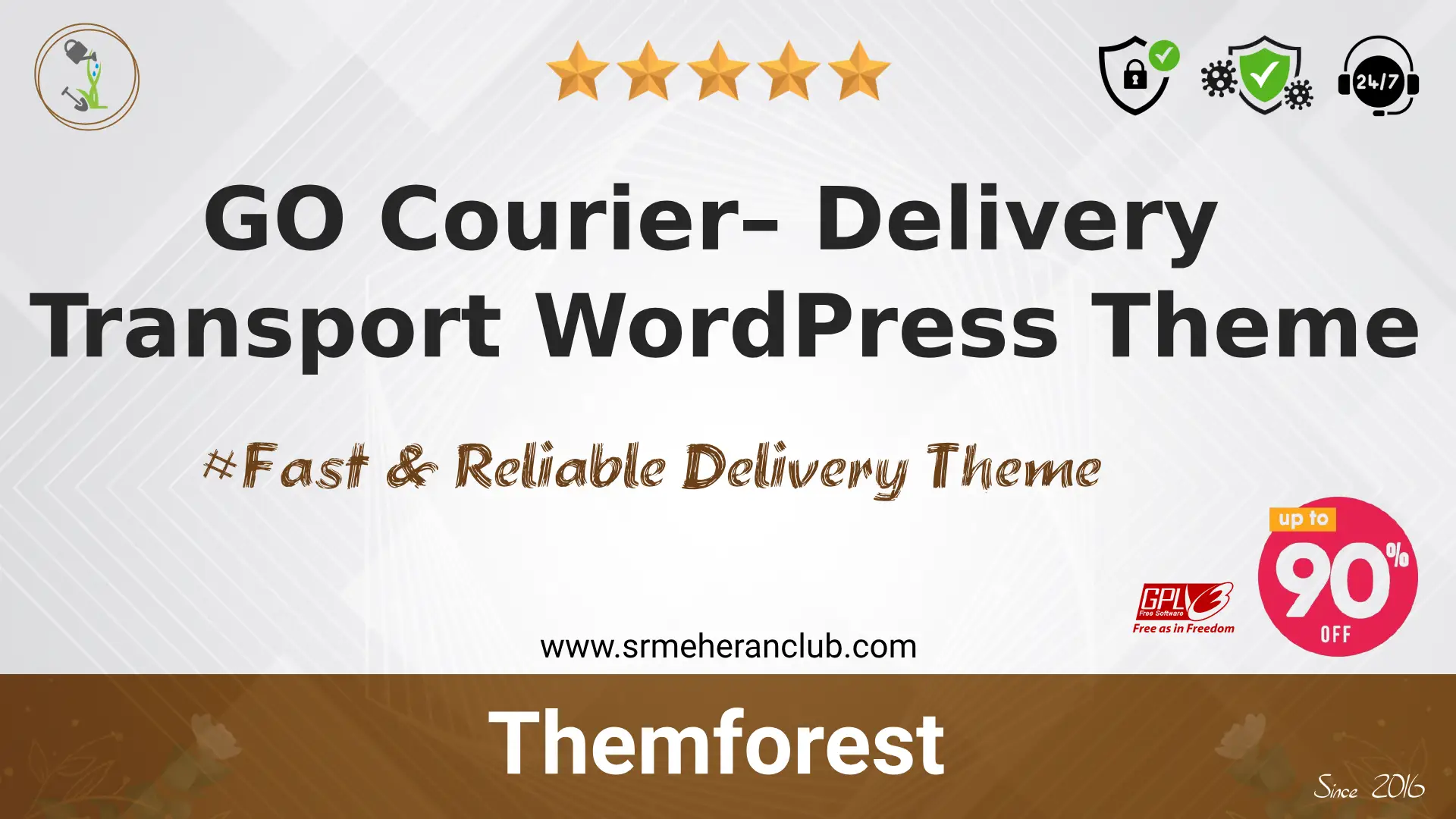 GO Courier– Delivery Transport WordPress Theme
