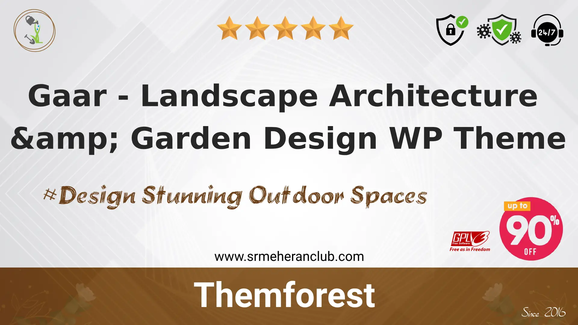 Gaar – Landscape Architecture & Garden Design WP Theme — Theme by Themeforest