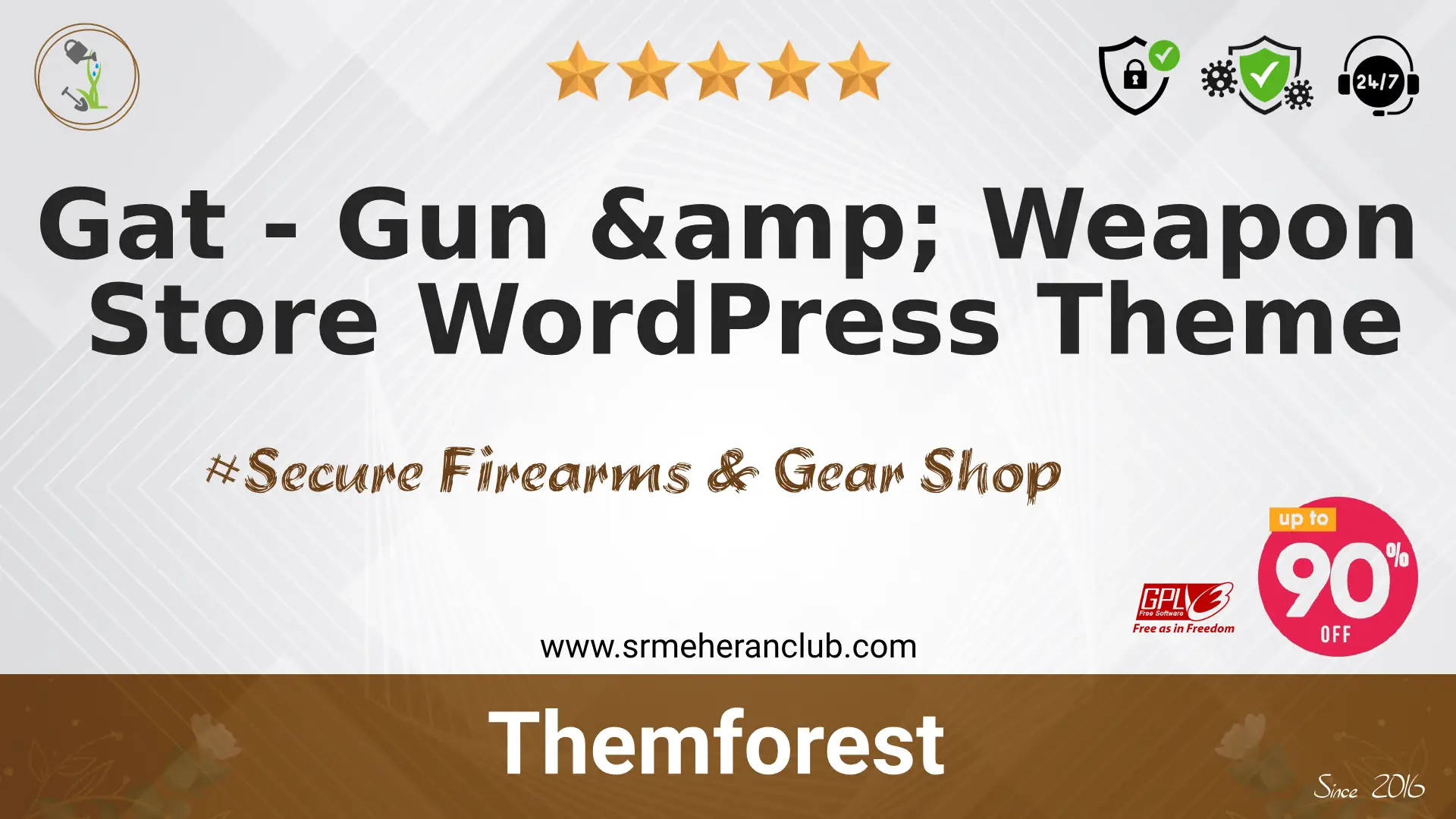 Gat – Gun & Weapon Store WordPress Theme — Theme by Themeforest