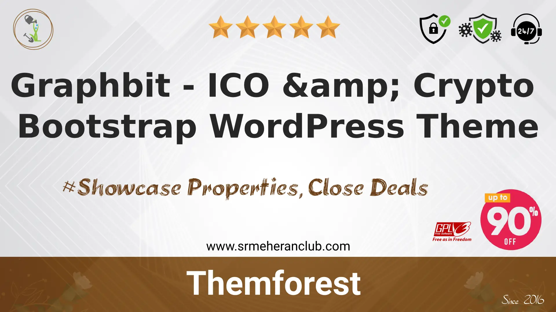Graphbit – ICO & Crypto Bootstrap WordPress Theme — Theme by Themeforest