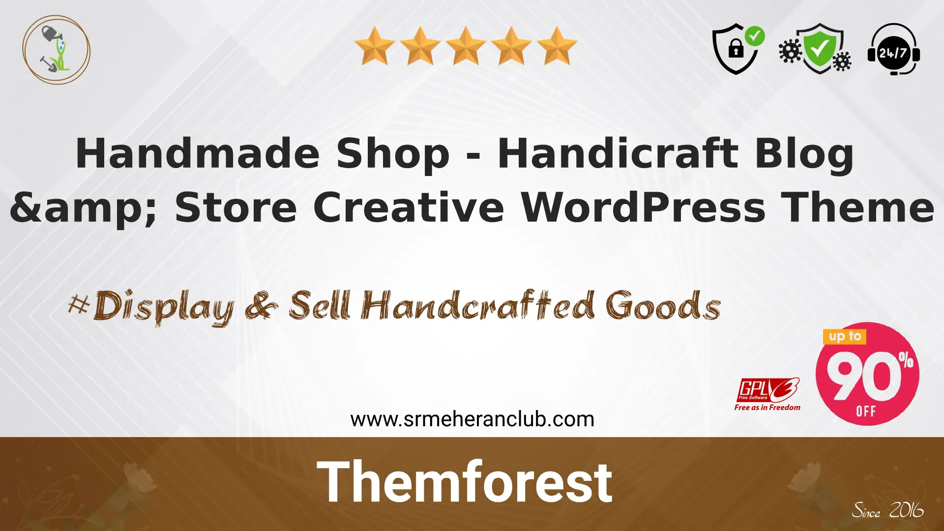 Handmade Shop – Handicraft Blog & Store Creative WordPress Theme — Theme by Themeforest
