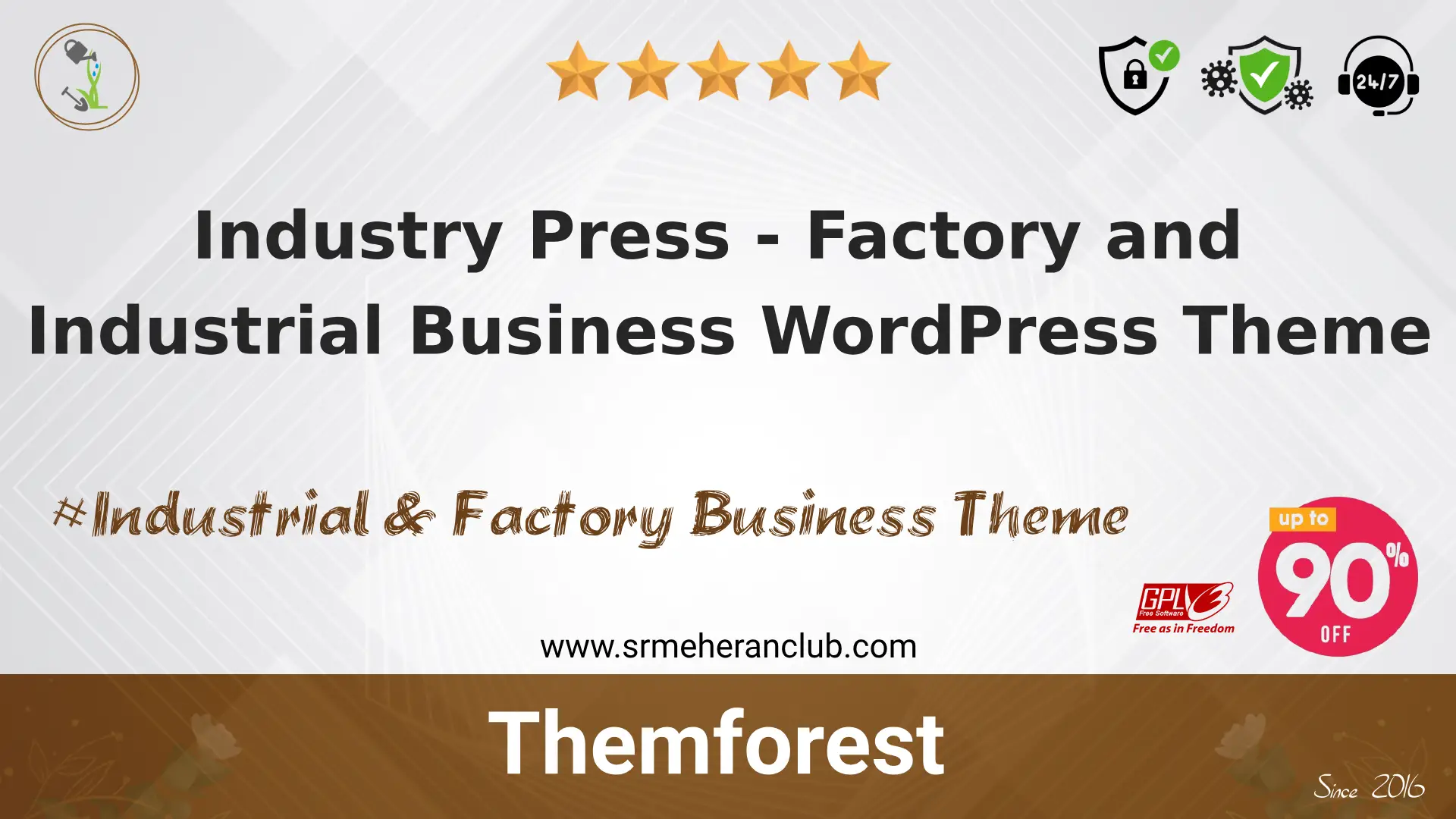 Industry Press – Factory and Industrial Business WordPress Theme — Theme by Themeforest