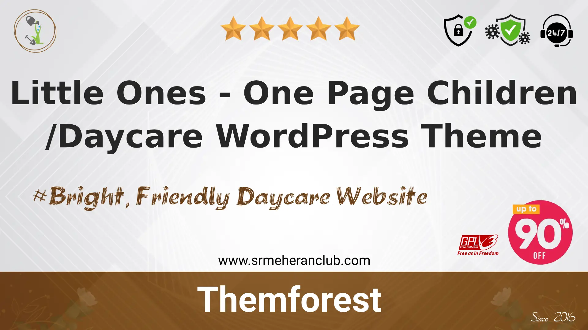 Little Ones – One Page Children/Daycare WordPress Theme — Theme by Themeforest