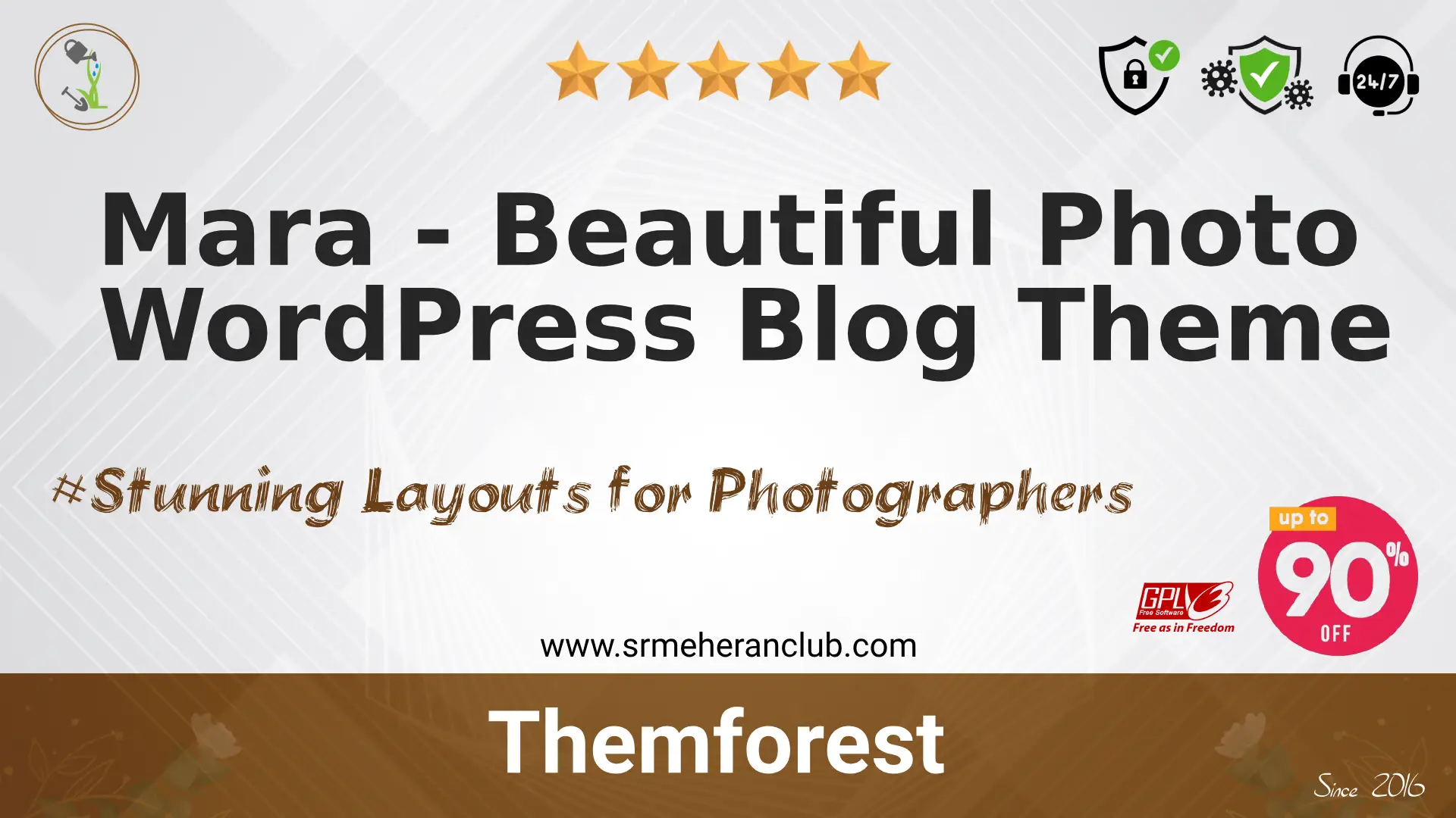 Mara – Beautiful Photo WordPress Blog Theme — Theme by Themeforest