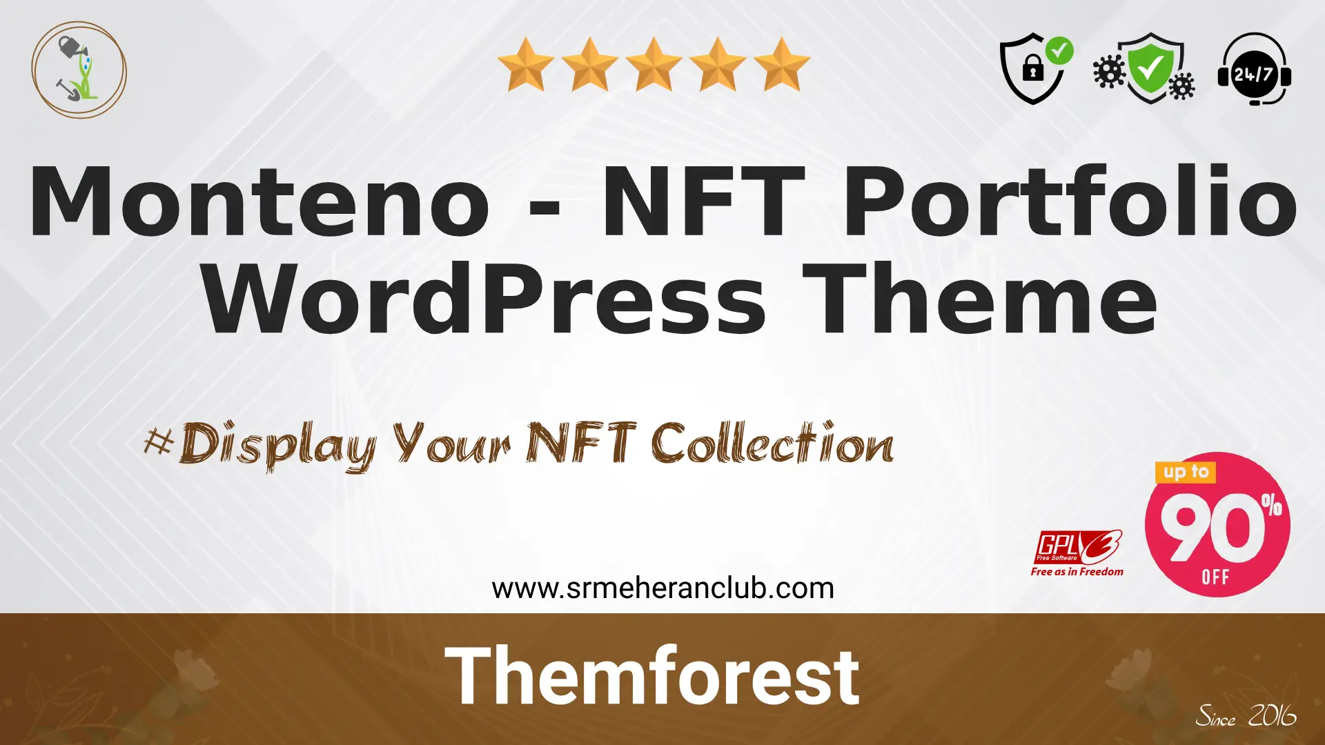 Monteno – NFT Portfolio WordPress Theme — Theme by Themeforest