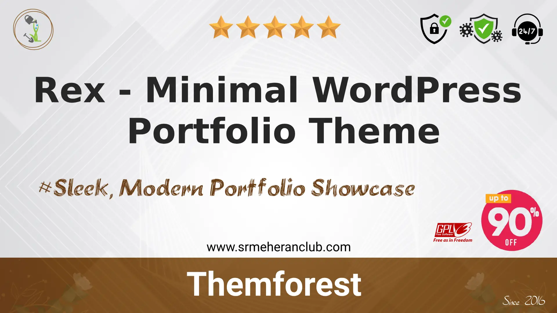 Rex – Minimal WordPress Portfolio Theme
