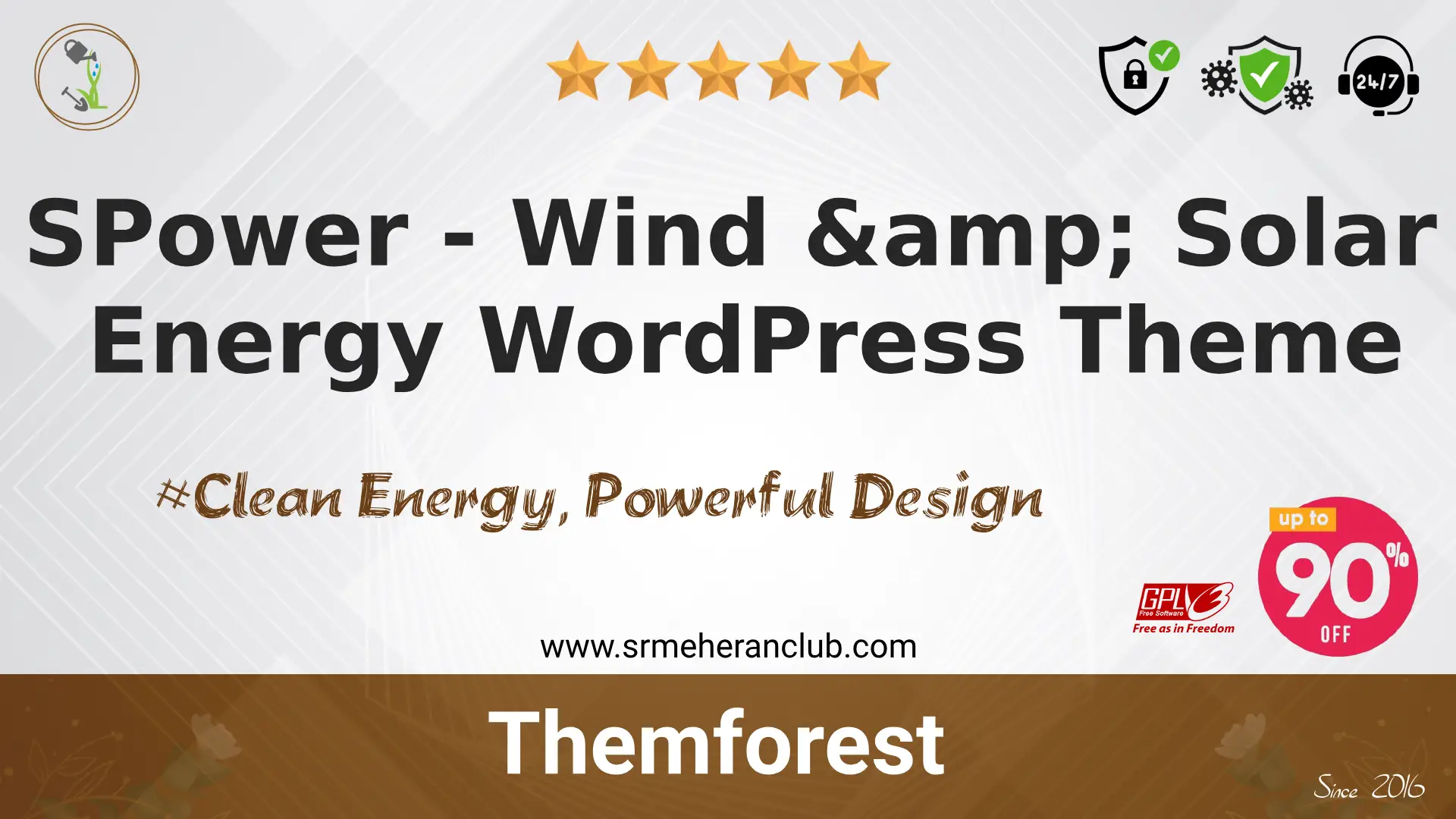 SPower – Wind & Solar Energy WordPress Theme — Theme by Themeforest