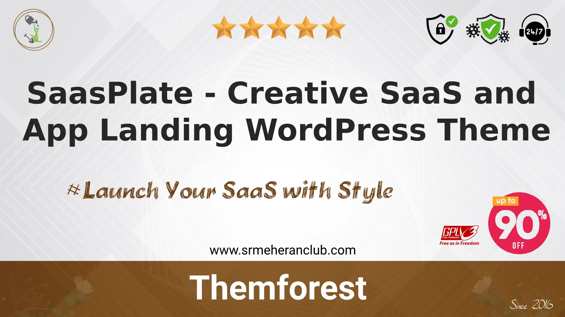 SaasPlate – Creative SaaS and App Landing WordPress Theme — Theme by Themeforest