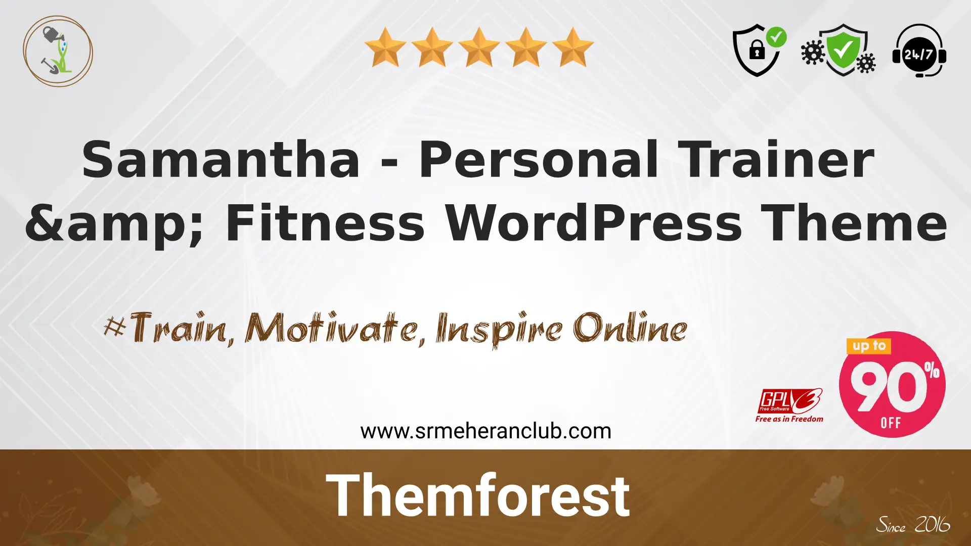 Samantha – Personal Trainer & Fitness WordPress Theme