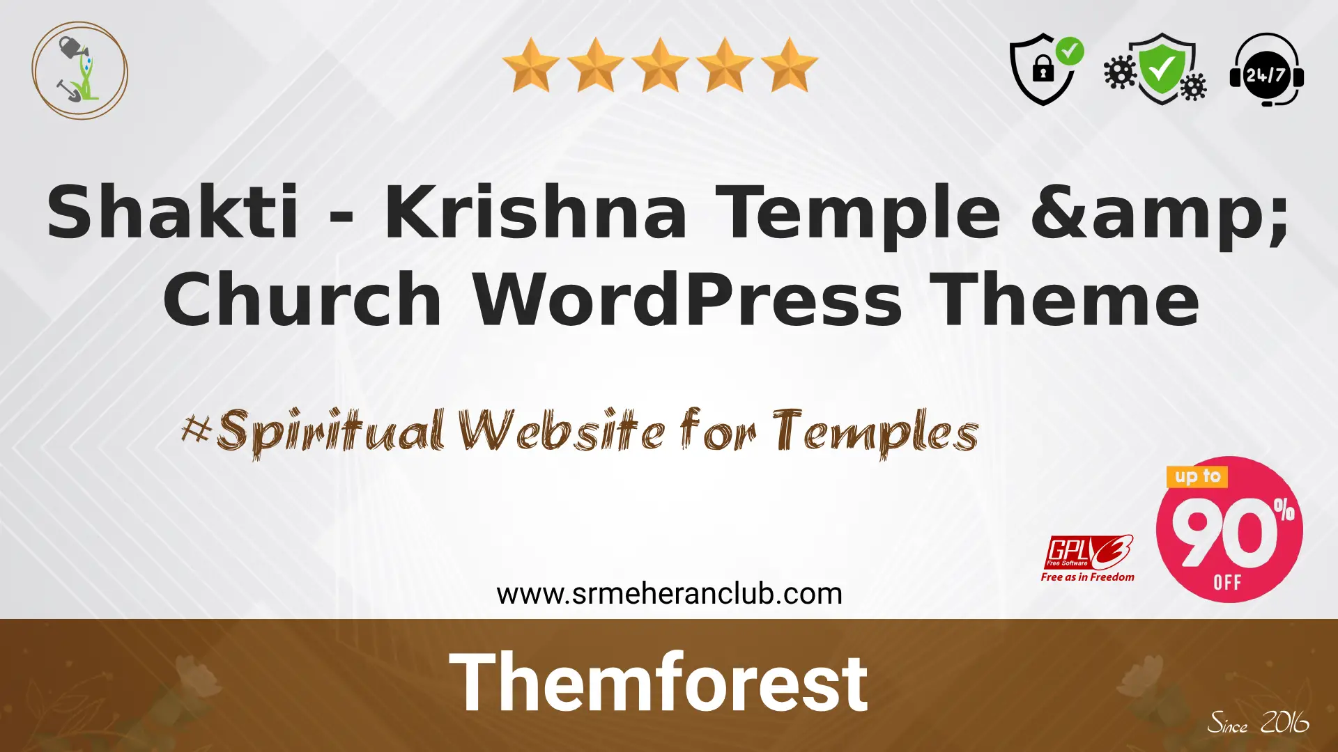 Shakti – Krishna Temple & Church WordPress Theme — Theme by Themeforest