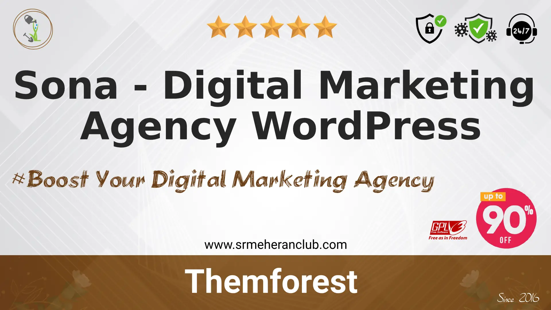 Sona – Digital Marketing Agency WordPress — Theme by Themeforest