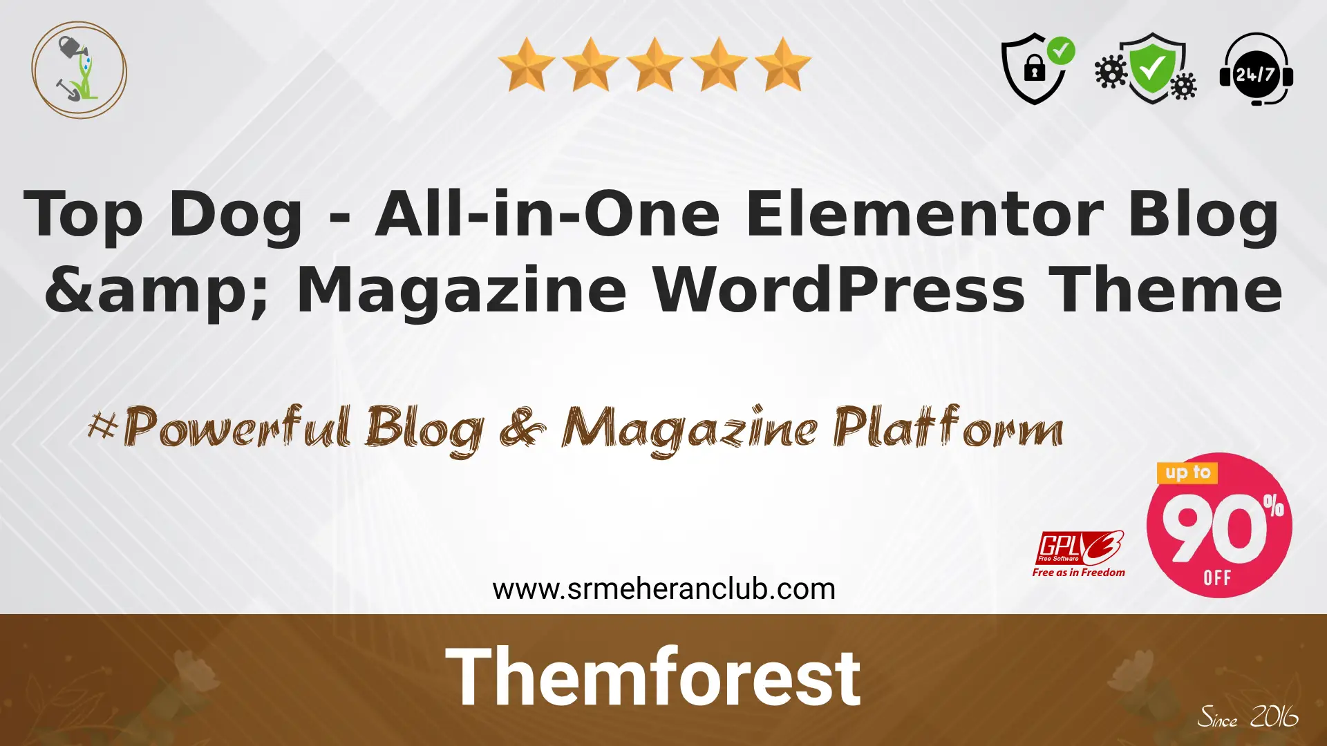 Top Dog – All-in-One Elementor Blog & Magazine WordPress Theme — Theme by Themeforest