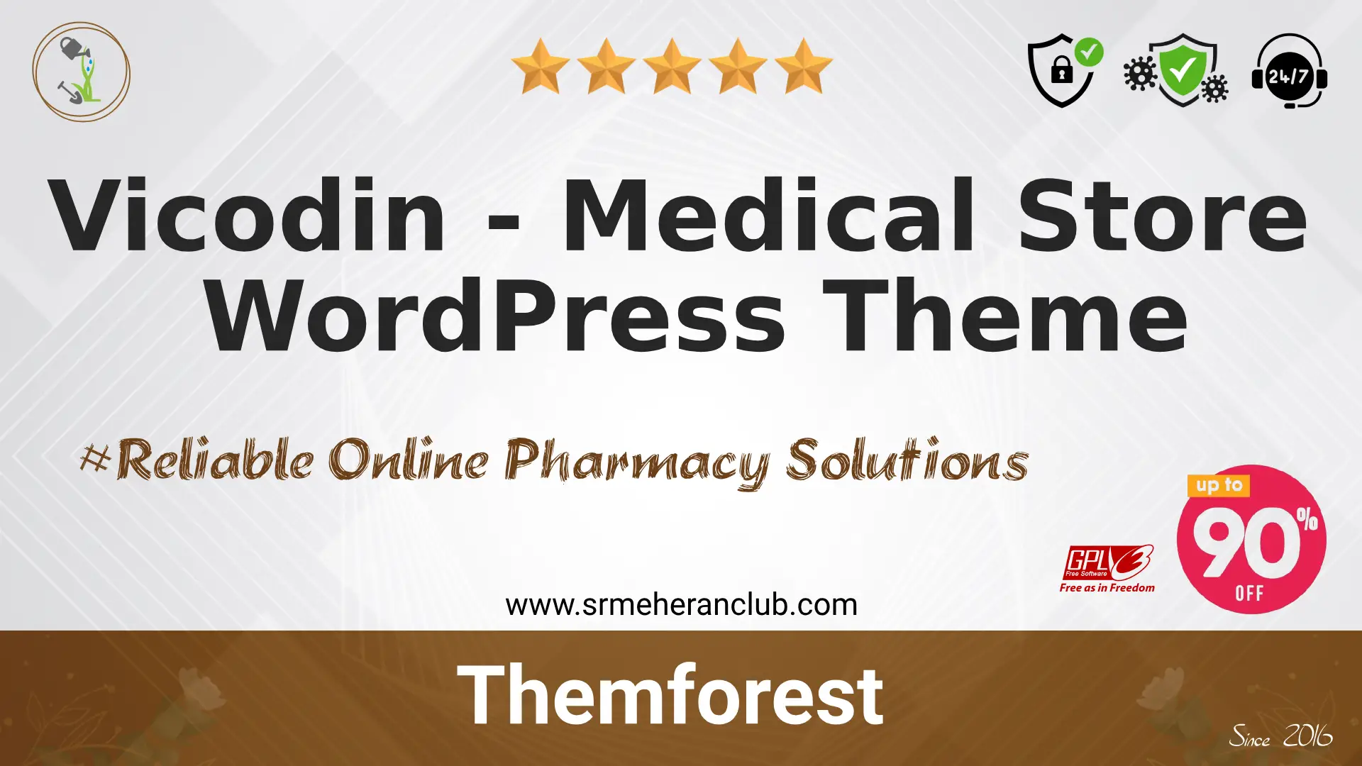 Vicodin – Medical Store WordPress Theme — Theme by Themeforest