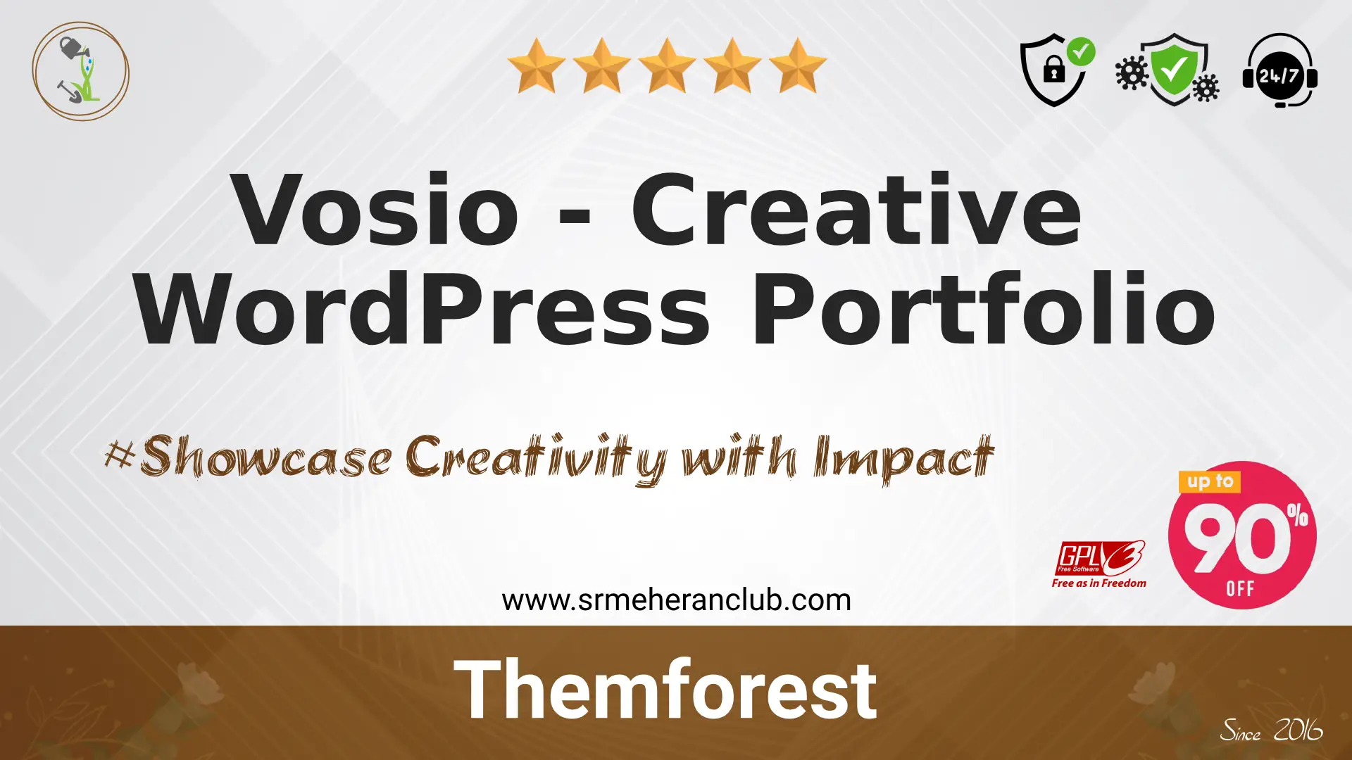 Vosio – Creative WordPress Portfolio — Theme by Themeforest
