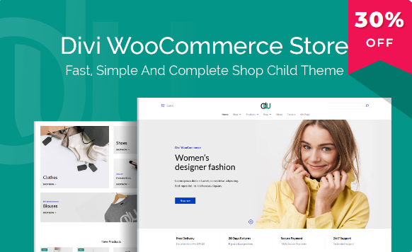 WP Zone – Divi WooCommerce Store