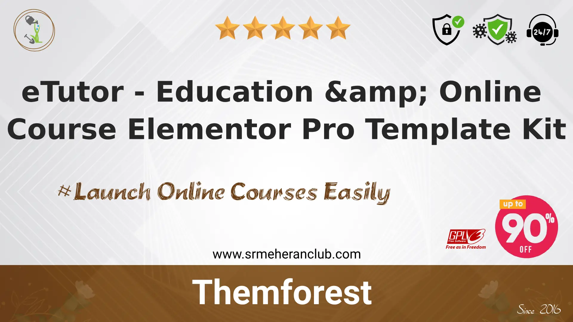 eTutor – Education & Online Course Elementor Pro Template Kit — Elementor Kit by Themeforest