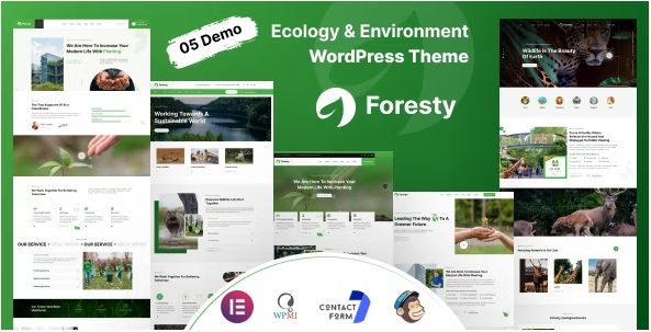 Product Image - Foresty – Charity and Ecology WordPress Theme