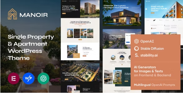 Manoir - Single Property & Apartment WordPress Theme