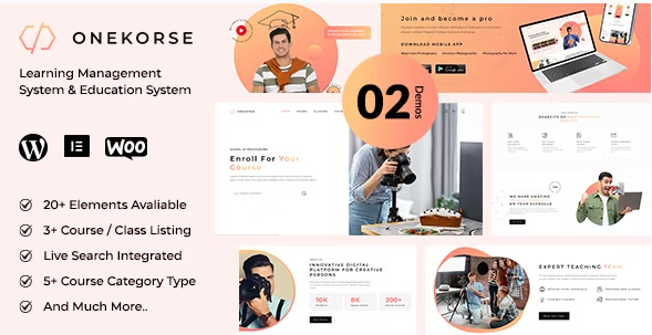 Onekorse - LMS Education Theme