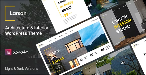 Product Image - Larson – Architecture WordPress Theme