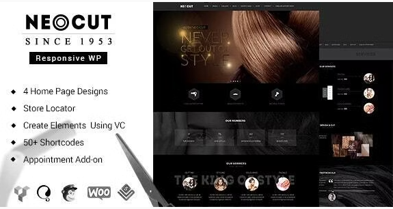 Product Image - Cassini – Hair Salon & Barber Shop WordPress Theme