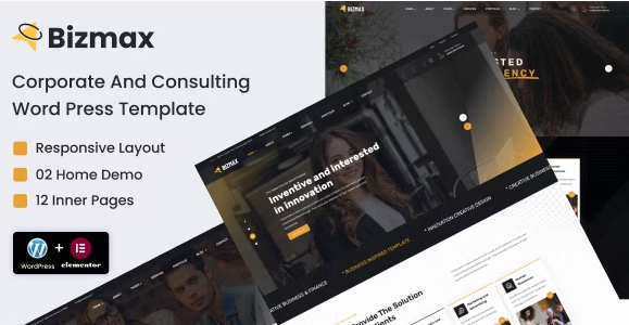Product Image - Bizmax – Corporate And Consulting Business WordPress Theme