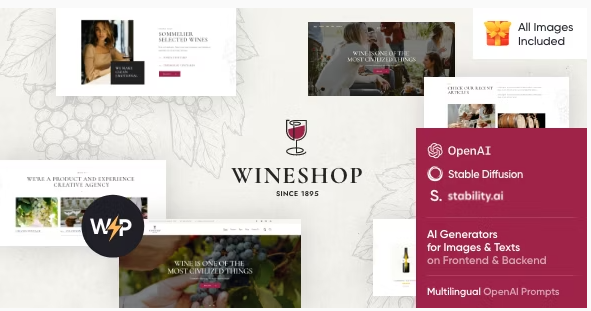 WineShop - Food & Wine Online Delivery Store WordPress Theme