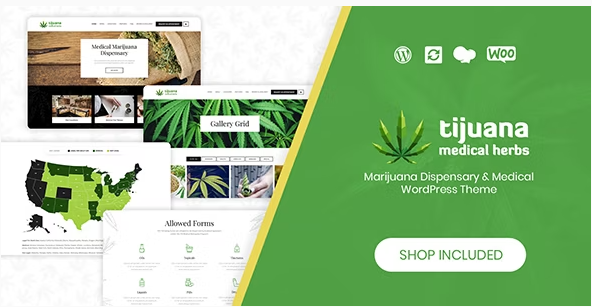 Tijuana - Marijuana Dispensary & Medical WordPress Theme