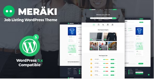 Meraki - Job Board WordPress Theme