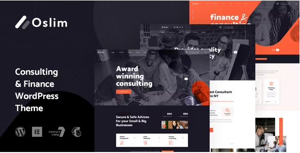 Oslim - Consulting & Finance WordPress Theme