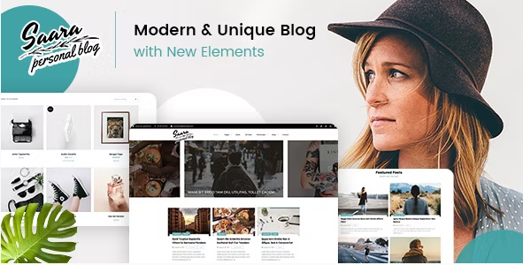 Saara - Minimal Blog WordPress