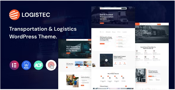 Logistec - Transportation & Logistics WordPress Theme