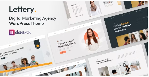 Lettery - Digital Marketing Agency WordPress Theme