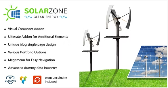 Solar Energy - Wind & Power Company WordPress Theme