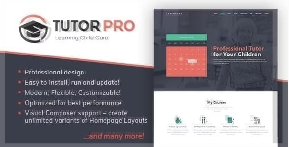 Product Image - Tutor Pro | Education WordPress