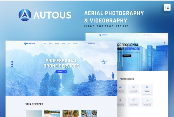 Product Image - Autous – Aerial Photography & Videography Elementor Template Kit Product Image - Autous – Aerial Photography & Videography Elementor Template Kit