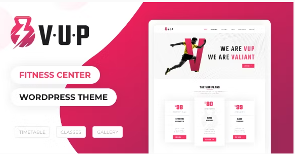 VUP - Fitness Center WordPress Theme
