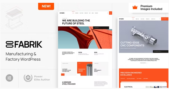 Fabrik - Manufacturing & Factory WordPress