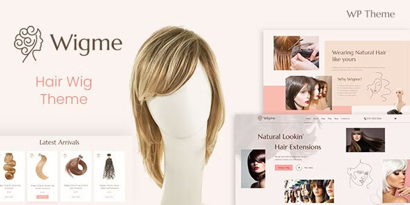 Wigme - Hair Extensions WooCommerce Shop