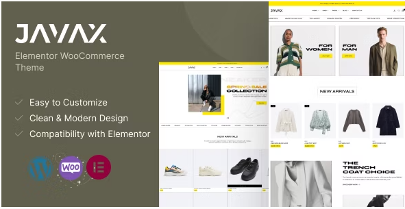 Javax - Elementor WooCommerce Theme