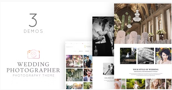 Wedding Photographer WordPress Theme - Vivagh