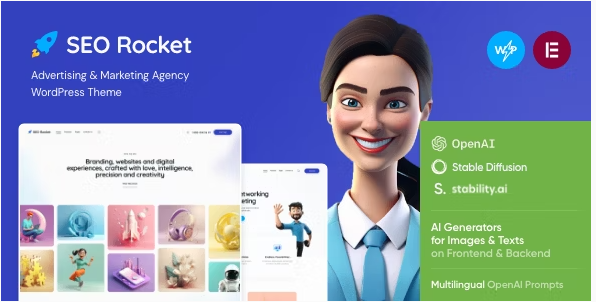 Seo Rocket | Advertising & Marketing WordPress Theme