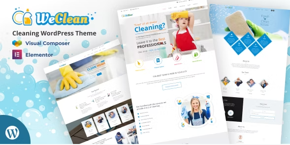 We Clean - Cleaning WordPress