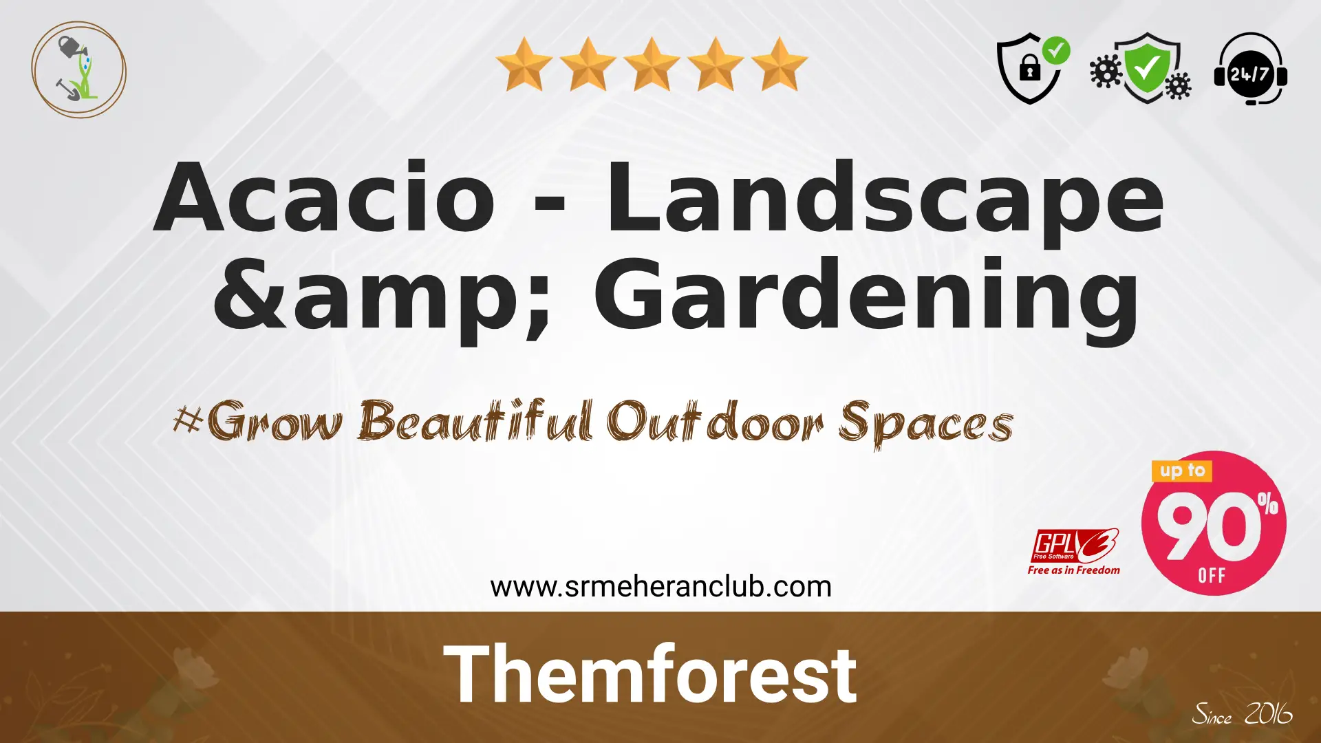 Acacio – Landscape & Gardening — Theme by Themeforest