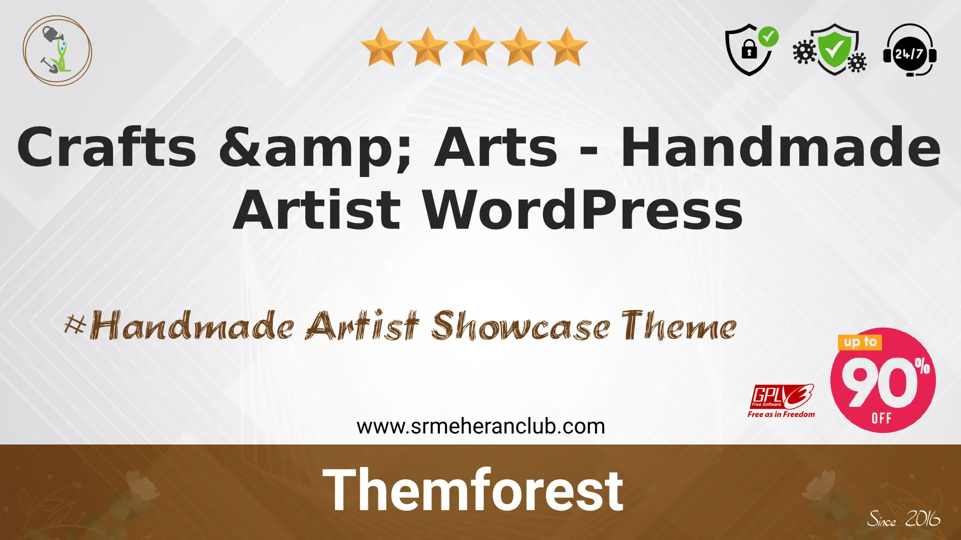 Crafts & Arts – Handmade Artist WordPress — Theme by Themeforest
