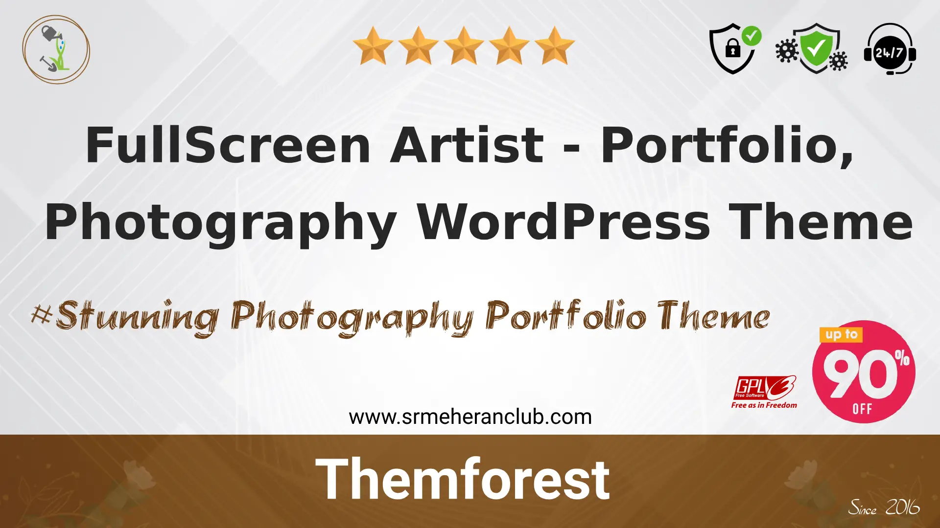 FullScreen Artist – Portfolio, Photography WordPress Theme — Theme by Themeforest